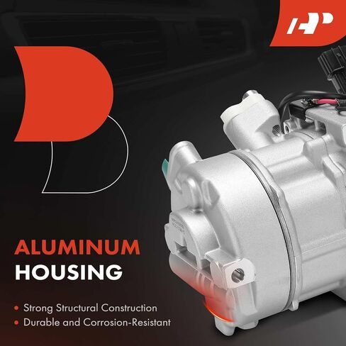 A-Premium Air Conditioner AC Compressor with Clutch Compatible with Kia Soul 2020-2023, Seltos 2021-2023, 2.0L in Saudi Arabia