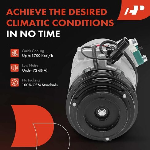 A-Premium Air Conditioner AC Compressor with Clutch Compatible with Kia Soul 2020-2023, Seltos 2021-2023, 2.0L in Saudi Arabia