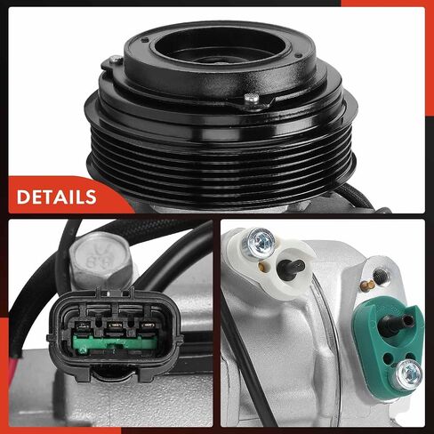 A-Premium Air Conditioner AC Compressor with Clutch Compatible with Kia Soul 2020-2023, Seltos 2021-2023, 2.0L in Saudi Arabia
