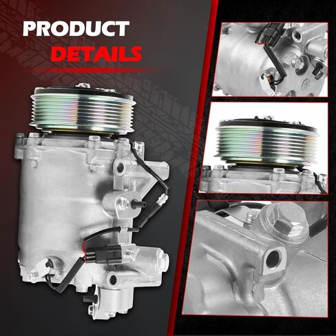AC Compressor Compatible with 2007-2011 CRV/CR-V RDX A/C with Clutch Replacement for 38810RWCA03 38810RX0A01 0610239 2004920AM in Saudi Arabia