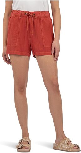 KUT from the Kloth Women's Katana High-Rise Shorts Drawstring with Porkchop Pockets in Saudi Arabia