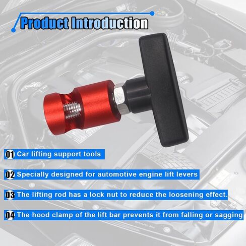 Lift Support Clamp for Car Hood, Hood Strut Shock Holder Car Hood Prop Rod Tool, Hood Stay Holder Prop Rod Stopper Retainer Tool, Piston Stop Tool Strut Clamp for Liftgate Tailgate Hatch (Bule, 1PCS) in Saudi Arabia