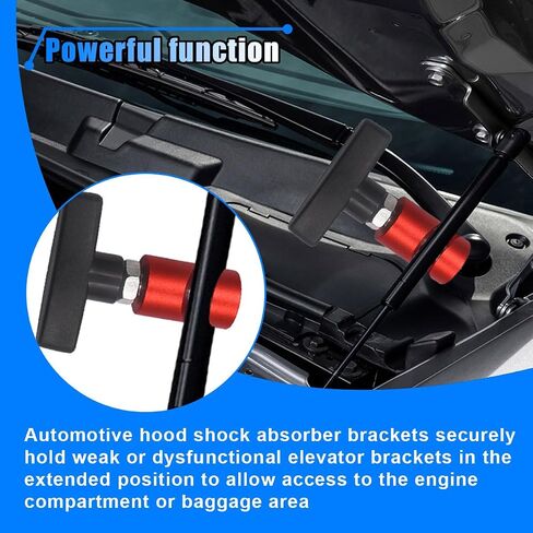 Lift Support Clamp for Car Hood, Hood Strut Shock Holder Car Hood Prop Rod Tool, Hood Stay Holder Prop Rod Stopper Retainer Tool, Piston Stop Tool Strut Clamp for Liftgate Tailgate Hatch (Bule, 1PCS) in Saudi Arabia