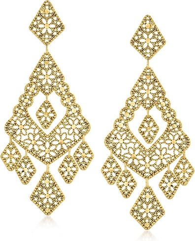روس سيمونز الذهب الإيطالي 18kt على أقراط إسقاط على طراز الجنيه الاسترليني in Saudi Arabia