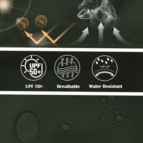 رجالي التنزه السراويل UPF 50+ البضائع سريع جاف مقاوم للماء خصر مرن جيوب بسحاب السفر عمل خفة الوزن ركض in Kuwait