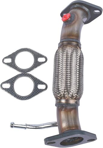 GELUOXI Front Flex Pipe Replacement for Hyundai Sonata 2011-2013 Kia Optima 2011-2015 2.4L 28610-4R000 286104R000(W/o Oxygen Sensor Ports) in Saudi Arabia