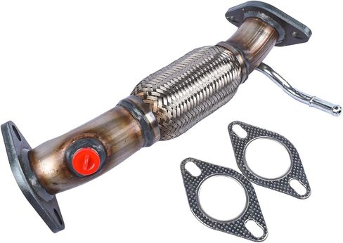 GELUOXI Front Flex Pipe Replacement for Hyundai Sonata 2011-2013 Kia Optima 2011-2015 2.4L 28610-4R000 286104R000(W/o Oxygen Sensor Ports) in Saudi Arabia