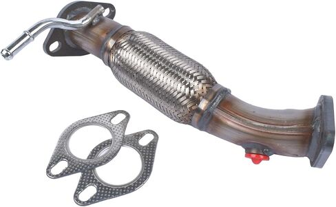GELUOXI Front Flex Pipe Replacement for Hyundai Sonata 2011-2013 Kia Optima 2011-2015 2.4L 28610-4R000 286104R000(W/o Oxygen Sensor Ports) in Saudi Arabia