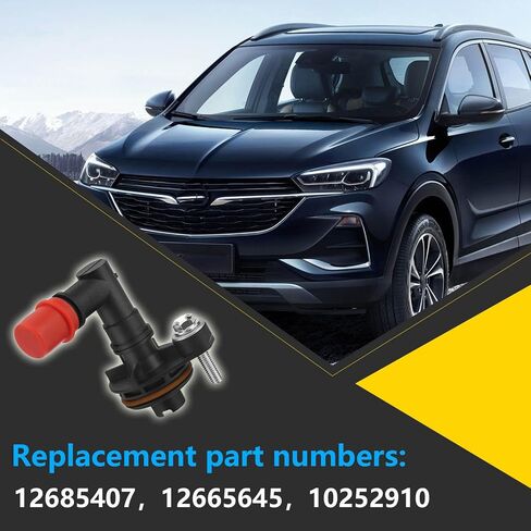 12685407 PCV Valve for Encore 1.4L for Chevrolet Volt Cruze Equinox Malibu Trax for GMC Terrain 1.5L 2016-2024,Positive Crankcase Ventilation Valve Replaces 12685407 12665645 10252910 in Saudi Arabia