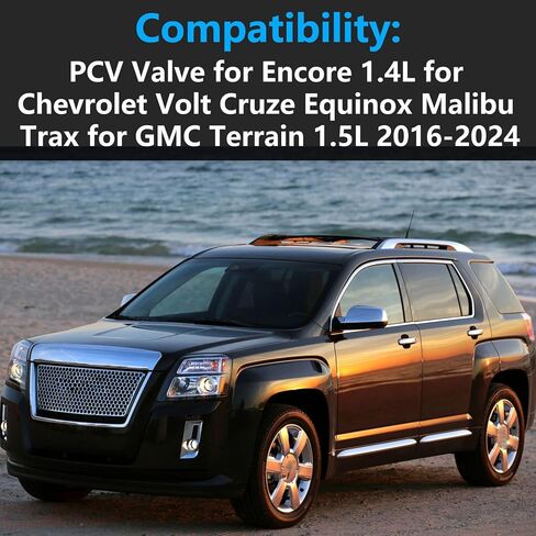 12685407 PCV Valve for Encore 1.4L for Chevrolet Volt Cruze Equinox Malibu Trax for GMC Terrain 1.5L 2016-2024,Positive Crankcase Ventilation Valve Replaces 12685407 12665645 10252910 in Saudi Arabia