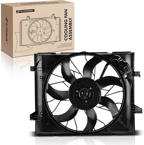 A-Premium Engine Radiator Cooling Fan Assembly with Brushless Motor Compatible with Select Jeep & Dodge Models - WJ Series Grand Cherokee 2011-2013, Durango 2011-2013 - Replace# 55038994AI in Saudi Arabia