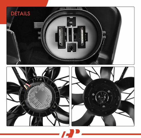 A-Premium Engine Radiator Cooling Fan Assembly with Brushless Motor Compatible with Select Jeep & Dodge Models - WJ Series Grand Cherokee 2011-2013, Durango 2011-2013 - Replace# 55038994AI in Saudi Arabia
