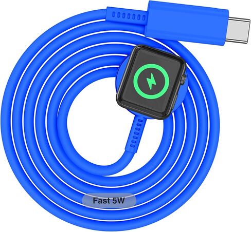 شاحن سريع لـ Apple Watch [MFI Certified] ، 6ft USB C Iwatch شحن سريع مع شاحن USBC ، سلك شاحن مشاهدة محمول لسلسلة Apple Watch Ultra/8/7/6/SE/5/4/3/2/1 in Kuwait