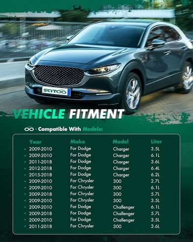 Scitoo 622550 مروحة تبريد الرادياتير متوافقة مع 2009-2018 لكرايسلر في 300 2009-2018 ل Dodge for Challenger 2009-2018 for Dodge for Charger in Saudi Arabia