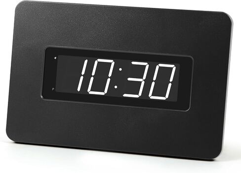 Digital Wall Clock Battery Operated with LED Display, Wall Clock with Backlight, Table-top, Alarm, Brightness Adjustable,12/24Hr in Kuwait