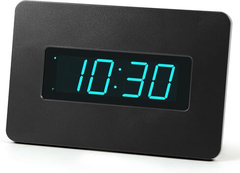 Digital Wall Clock Battery Operated with LED Display, Wall Clock with Backlight, Table-top, Alarm, Brightness Adjustable,12/24Hr in Kuwait