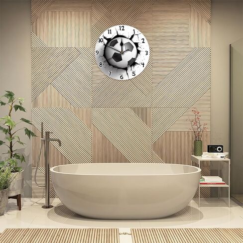 بطارية خشبية عباد الشمس على مدار الساعة تعمل بطارية على مدار الساعة 10 في ساعات الحائط المستديرة in Kuwait