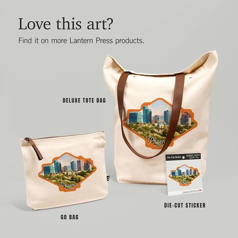 Lantern Press Phoenix, Arizona, Watercolor Study, 100% Cotton Zipper Pouch, Travel Accessory, Go Bag in Saudi Arabia
