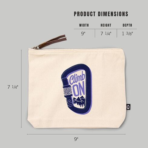 Lantern Press Outdoor More ، تسلق ، حقيبة سحاب قطنية 100 ٪ ، ملحق السفر ، GO BAG in Saudi Arabia