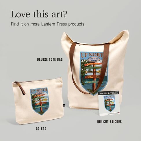 Baudette Press Baudette ، مينيسوتا ، علامات الوجهة ، حقيبة سحاب من القطن بنسبة 100 ٪ ، ملحق السفر ، GO BAG in Saudi Arabia