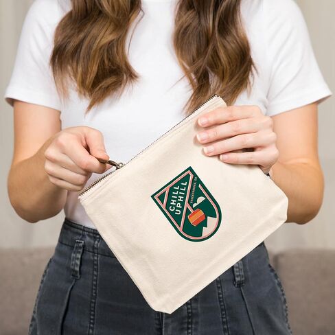 Preckenridge Preckenridge ، Colorado ، Snow Patrol Series ، Chill Uphill ، حقيبة سحاب من القطن بنسبة 100 ٪ ، ملحق السفر ، GO BAG in Kuwait