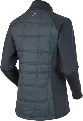 Sunice Womens Ella Thermal Hybrid Golf Jacket - Imperial Blue/Gold L in Kuwait