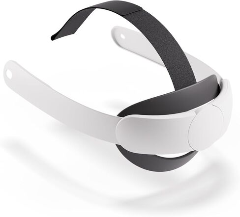Meta Quest Elite Strap with Battery — Works with Meta Quest 3/3S — Up to 2 Extra Hours Playtime — Premium Comfort and Weight Distribution — Adjustable, Ergonomic Fit in Saudi Arabia