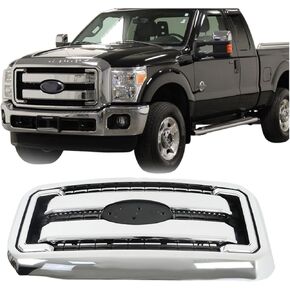 Front Chrome Grille Grill Replacement for 2011-2016 Super Duty F250 F350 F450 F550 in Kuwait