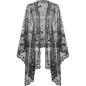 BABEYOND Shawl Wraps for Women, Sequin Stars Moons Shawls and Wraps for Evening Dresses Wedding in Kuwait