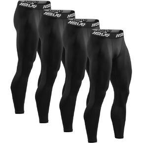 Holure 3 Pack Men's Compression Pants, Athletic Workout Running Leggings for Men, Sports Base Layer Thermal Tights in Kuwait