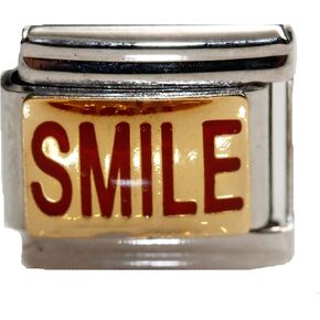 Sexy Sparkles Smile Italian Charm Bracelet Link in Saudi Arabia