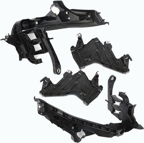 Headlight Bracket Mount Support Plate Retainer Set of 4 Fit for Audi A4 S4 B8 2009-2012 Sedan Wagon Replacement Parts Accessories 8K0805607A 8K0805608A in Saudi Arabia