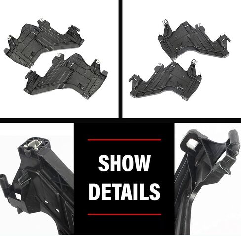 Headlight Bracket Mount Support Plate Retainer Set of 4 Fit for Audi A4 S4 B8 2009-2012 Sedan Wagon Replacement Parts Accessories 8K0805607A 8K0805608A in Saudi Arabia