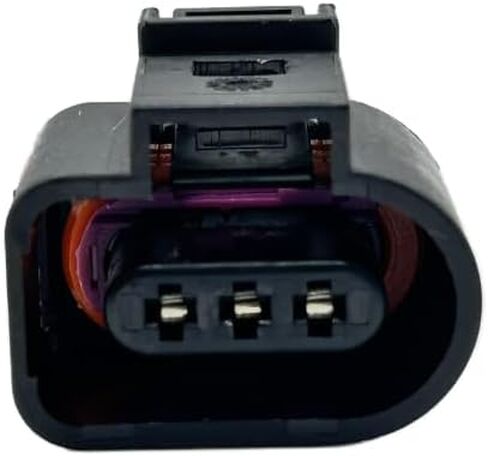 3 دبوس موصل الخفياء مجموعة مجموعة متوافقة مع VW Audi Vag Skoda (1J0973703 ، 3D0973703) ، لمضخة الوقود ، مستشعر عمود الحدبات ، مصباح الجري أثناء النهار (DRL) LJQ in Saudi Arabia