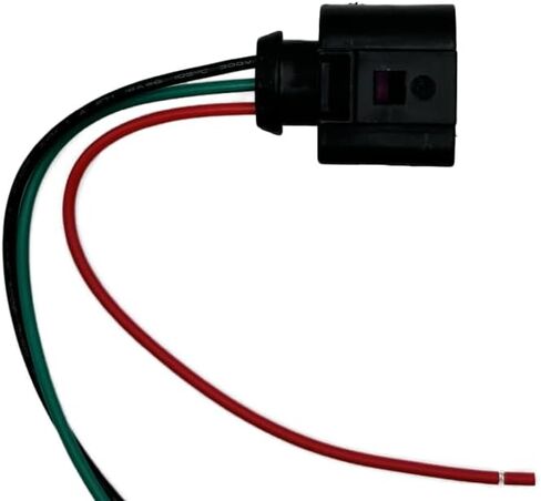 3 دبوس موصل الخفياء مجموعة مجموعة متوافقة مع VW Audi Vag Skoda (1J0973703 ، 3D0973703) ، لمضخة الوقود ، مستشعر عمود الحدبات ، مصباح الجري أثناء النهار (DRL) LJQ in Saudi Arabia