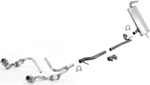 قطع غيار بديل لعام 2007 2008 2009 Wrangler 3.8L 4 Door Engine Y أنبوب محول الحفاز أنابيب المحول ، وأنبوب الذيل ، ونظام العادم in Saudi Arabia