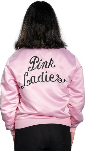 Mad Engine Grease Pink Ladies Costume Jacket 50s Outfit Halloween Cosplay for Womens in Saudi Arabia
