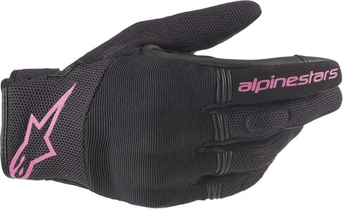 Alpinestars Women's Stella Copper Motorcycle Riding Glove, Black/Fuchsia, L in Saudi Arabia