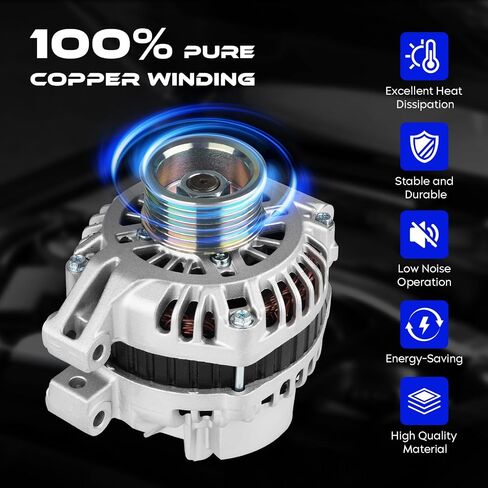 المولد الجديد لـ Acura RSX 2002-2006 2.0L 2.0 ، لـ Honda CR-V 2002-2006 2.4L 2.4 ، المولد لـ AHGA55 31100-PND-004 in Saudi Arabia