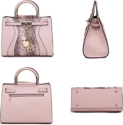 MKF Collection Women's Satchel Bag,Vegan Leather Top Handle Shoulder Bag Handbag Purse by Mia K in Saudi Arabia