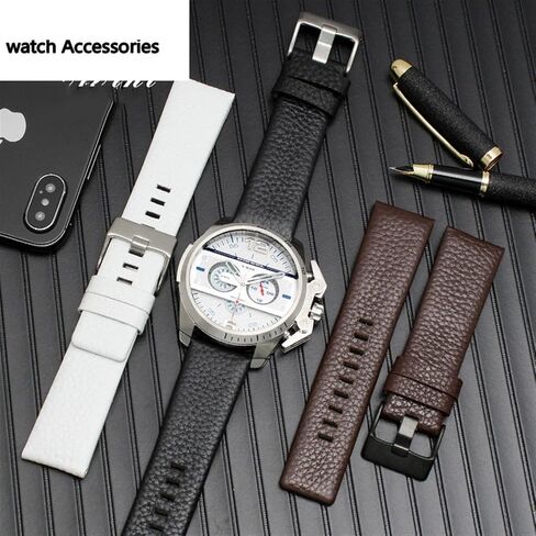 22mm 24mm 26mm 28mm 30mm watchale watchband for diesel DZ7259 DZ7256 DZ7265 Watch STRAP (اللون: قفل الذهب 10 مم ، الحجم: 32 مم) in Saudi Arabia