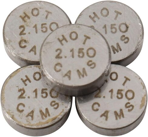 Hot Cams 5 Pack 7.48mm x 2.15mm Valve Shim Kits 5PK748215 Compatible With/Replacement For Honda CRF 150 RB Big Wheel 2016, Kawasaki KX 250 F 2004-2015, Suzuki RMZ 250 2004-2016 in Saudi Arabia
