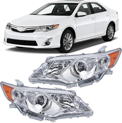 WFLNHB Headlights Assembly Replacement for Toyota Camry L/LE/XLE 2012-2014 Front Light Headlights Headlamps Passenger and Driver Side in Saudi Arabia