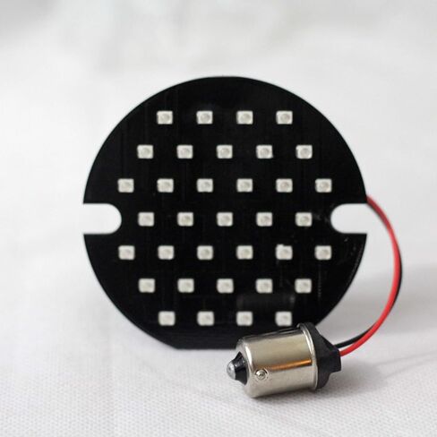 أضواء النسر 3.25 3-1/4 بوصة على طراز مسطح LED الإشارات المنعطفات المتوافقة مع الدراجات النارية Harley Davidson (إضافة عدسات واضحة) in Kuwait