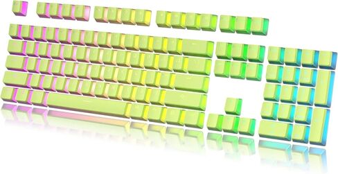 Pudding v2 Keycaps Set | Doubleshot PBT Keycap Set | Full 145 OEM Profile Key Set | ANSI (US), ISO Compatible - Supports Full Size, TKL, 75%, 60% Layouts (Black) in Saudi Arabia