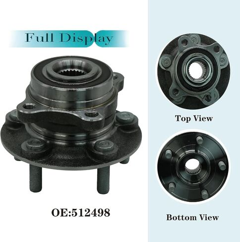 512498 محمل العجلات الأمامية/الخلفية وتجميع المحور ل Ford Fusion ، مجموعة Lincoln MKZ Bearing Assembly 5 Lug in Saudi Arabia
