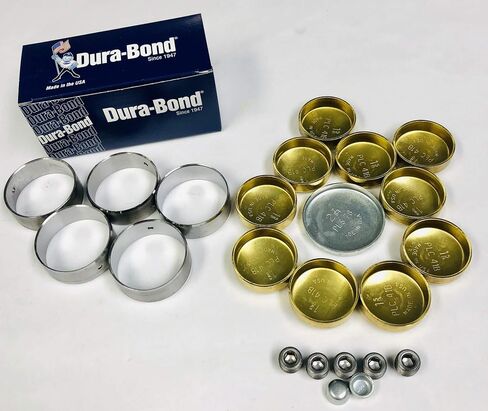 Brass freeze plugs and Camshaft bearings compatible with 1970-80 Small Block Chevy 400 in Saudi Arabia