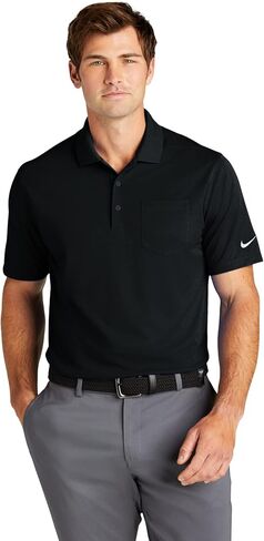 Nike Dri-FIT Micro Pique 2.0 Pocket Polo NKDC2103 - Black - XL in Saudi Arabia