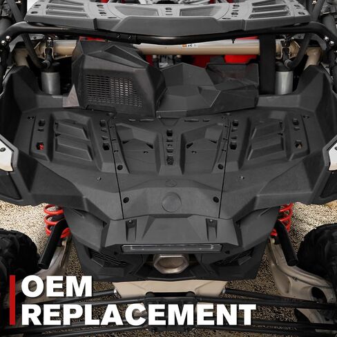 مجموعة رف الأمتعة الخلفية A & UTV Pro لـ CAN AM Maverick X3 MAX R Turbo R RR 2017-2025 ، إكسسوارات حاملة سرير تخزين سرير تخزين البضائع ، استبدال OEM # 715006590 ، 715005711 ، أسود ، مجموعة واحدة in Saudi Arabia