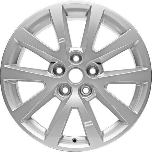 New 18x8" 18 Inch Painted Silver Aluminum Alloy Wheel Rim for 2013 2014 2015 Chevrolet Malibu | ALY05560U20N | Direct Fit - OE Stock Specs in Saudi Arabia